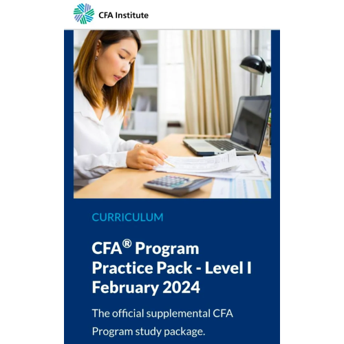 cfa program practice pack
