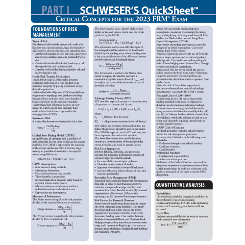 frm-2023-part-1-schweser-quicksheet-part-i-critical-concepts-for-the-2023-frm-exam